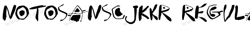 NotoSansCJKkr Regula字体转换